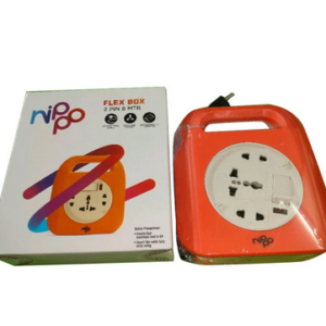 Nippo 2 Pin Plug Flex Box - 8 Meters