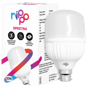 Nippo Spectra Led Bulb 20 Watt | 2 - Pin Socket | Minimum Qty Order - 2