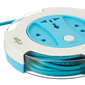 Nippo Flexi Cord I Universal Socket with Master Switch I 4 Mtr Cord I