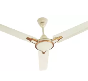 USHA racer chrome 1 Star 1200 mm 3 Blade Ceiling Fan  (Energy Saving | Rich Ivory | Pack of 1)